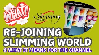 Ive rejoined Slimming World but what does it mean for the channel  slimmingworldmotivation [upl. by Tacklind779]