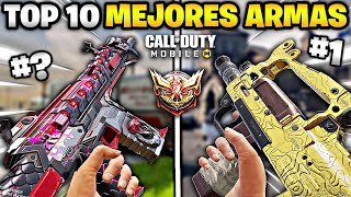 LAS 10 MEJORES ARMAS PARA RANKED EN LA NUEVA TEMPORADA COD MOBILE  NUEVA TEMPORADA 11 COD MOBILE [upl. by Aydni]