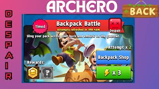 Archero  Backpack Battle Event is Back Dont Miss It archero games despair [upl. by Ahsyia]