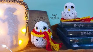 ChaveiroEnfeite Edwiges Harry Potter Amigurumi Passo a Passo  Aula Completa  tiagoamigurumi [upl. by Akselav]