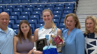 Volleyball celebrates senior night [upl. by Gardiner398]