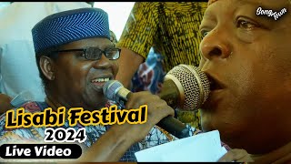 Ebenezer Obey and his son Tolu Obey Live at Lisabi Festival 2024 [upl. by Adidnere]