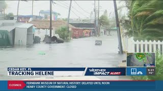 Florida experiencing heavy impacts from Helene  Look at submerged roads [upl. by Wilda]