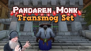 Pandaren Monk Transmog Set  Renfail Plays World of Warcraft [upl. by Dutch]