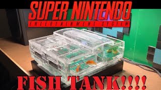 SUPER NINTENDO FISH TANK UNREAL IT WORKS [upl. by Eirelam]