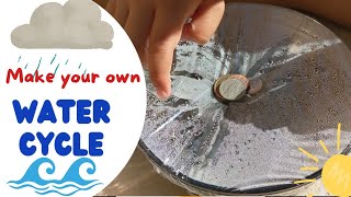 Water cycle experiment for kids  Evaporation  Condensation  Precipitation [upl. by Grizelda435]