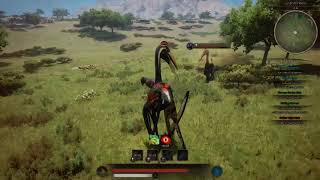 Hatzegopteryx vs Pycnonemosaurus  Path of Titans Gameplay [upl. by Laryssa179]