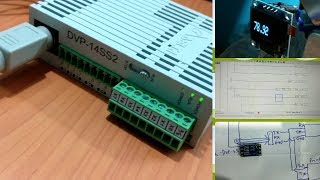 Delta plc to Arduino OLED Display  3 device RS232 communication [upl. by Airotna]