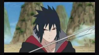 hachibi vs sasukebreakthree days gracewmv [upl. by Tanah]