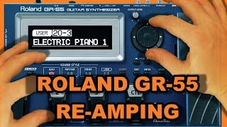 Roland GR55 as a sound module [upl. by Nosnehpets617]