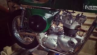 Rickman MK3  Metisse  Motorcycle build [upl. by Pubilis]