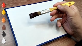 The Easiest Sunset to Paint  Acrylic Painting For Beginners [upl. by Angel]