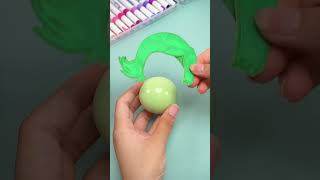 🎨✨ DIY quotDisgustquot Squishy from Inside Out 2 with Nano Tape  Easy Tutorial 🍏💚 [upl. by Ardnalak]