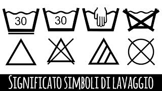 Significato dei Simboli di lavaggio [upl. by Nahtonoj]