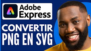 Comment Convertir Un PNG En SVG Sur Adobe Express  Nouveau 2024 [upl. by Alacim163]