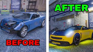 GTA 5 car modification Massacro [upl. by Afaw]