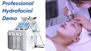 How to Do a Hydrafacial Treatment with 6 in 1 Professional Hydro Dermabrasion Machine  Training [upl. by Eden]