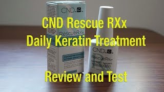 CND Rescue Rxx Nail Review and Test [upl. by Ocer]