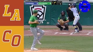 Little League World Series 2021 Southwest Region Semifinal  Louisiana vs Colorado  LLWS Highlights [upl. by Rozanne]