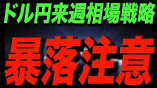 【来週暴落？】ドル円週明けは暴落に備えて下さい【FX為替】【投資予想】【日本株】 [upl. by Macy]