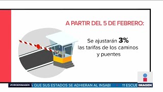 Suben tarifas de casetas en autopistas  Noticias con Ciro Gómez Leyva [upl. by Fianna]