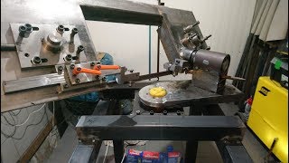 Piła taśmowa do metalu cześć 1  DIY Metal Band Saw part 1 [upl. by Ireland]