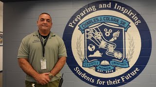 Learn more about Colgan High Schools safety and security officer Confesor Martinez [upl. by Lower]