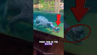 The longest snout crocodile  Gharial crocodile 🐊 wildlife animals nature [upl. by Eidahs567]