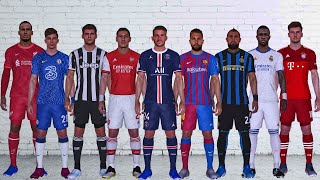 PES 2017 NEWEST Kits Leaked Season 20212022 [upl. by Kassel394]