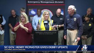 LIVE Gov Henry McMaster gives Debby update [upl. by Osbert]