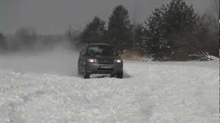 Amazing Subaru Forester impreza Outback Legacy drift in Gaiziunai 20130223 [upl. by Wawro]