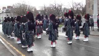 Ballater amp District Pipe Band Remembrance Sunday 2011 [upl. by Noimad]