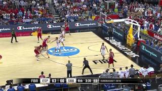 Nemanja Bjelica for 3  Spain  Serbia 7080 [upl. by Jaquelyn400]