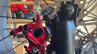 Easy Ebike Mechanical Disk Brake to hydraulic brake upgrade [upl. by Ilyah]