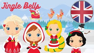 Vive le Vent 🎅 en anglais I Jingle Bells 🔔  Karaoké 🎵  Chansons de Noël pour bébé [upl. by Loreen]