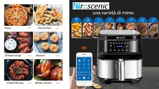 Proscenic T21 friggitrice ad aria installazione app e test dolce e salato con codice sconto [upl. by Nodgnal]