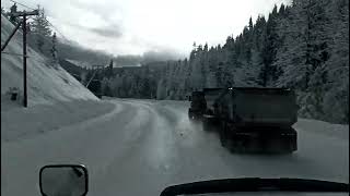 BC Hwy 3 Crowsnest Highway Hope to Princeton in timelapse 10 January 2024 [upl. by Malamut]