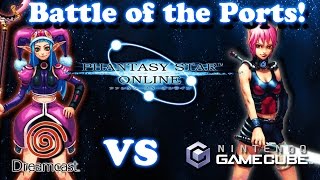 Battle of the Ports  Phantasy Star Online  Dreamcast Vs Gamecube [upl. by Elraet]