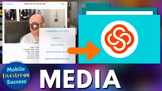 Transferring your Video using Switcher Studio Media Manager  Mobile Livestream Success [upl. by Ruskin]