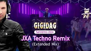 Gigi DAgostino  Sanremo 2024 JXA Techno Remix Extended MIX [upl. by Mchail781]