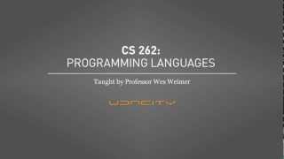 CS262 Programming Languages [upl. by Yeorgi555]