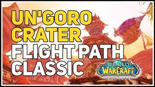 Marshals Refuge UnGoro Crater Flight Master WoW Classic [upl. by Kawai]