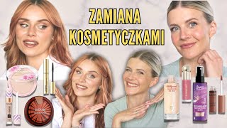 ZAMIANA KOSMETYCZKAMI Chat makeup sekrety naszych makijaży  Makijażowe tipy i wielkie zaskoczenie [upl. by Leanatan]