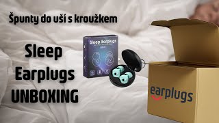 Sleep Earplugs špunty do uší s usazovacím kroužkem  UNBOXING [upl. by Lilla]