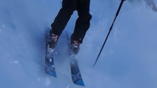 Movement test ski de randonnée 2015 APPLE X Montagneshop Les Grands Montets Chamonix [upl. by Sivi]