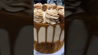 Biscoff Cake bake biscoff cake cakedecorating viralvideo decorate homemaking fall baking [upl. by Dag643]