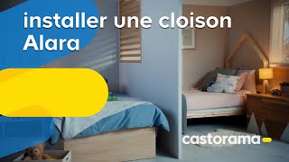 Comment installer une cloison modulable Alara Goodhome  Castorama [upl. by Leanor]