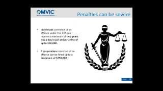 OMVIC Consumer Protection Act and Sale of Goods Act Webinar [upl. by Eelame]