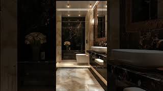 Beautiful powder room homedecor interiordesign foryou fyp fypシ゚ [upl. by Einwat]