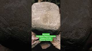 Recovered Foundation Stone of America Roxbury NJ NationalTreasures in moneypit of Oaks 78 level [upl. by Nodnelg]